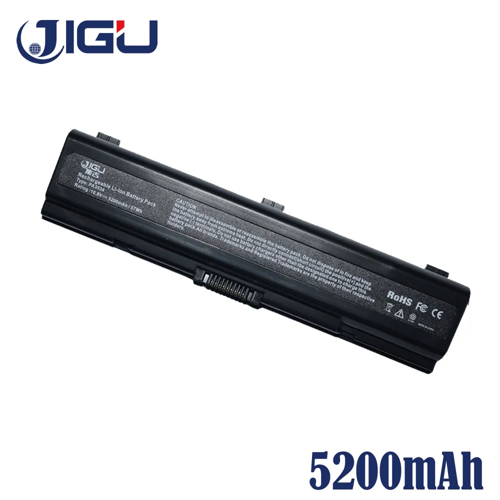 JIGU PA3534U-1BAS PA3534U-1BRS Laptop Batteri Til Toshiba Satellite A200 L300 L450D L500 L505 L555 6CELLS 1