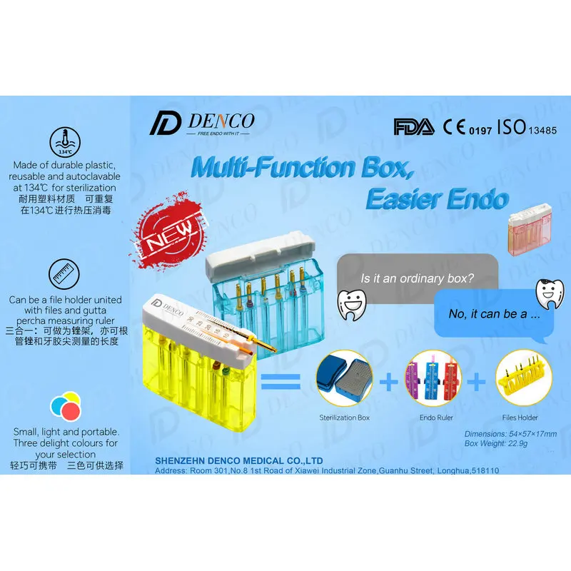 Dental Endo-Filer Sterilisation Max Multi-Funktion Max Autoklaverbar Måling Dental Fil Arrangør for Tandpleje mundhygiejne 1