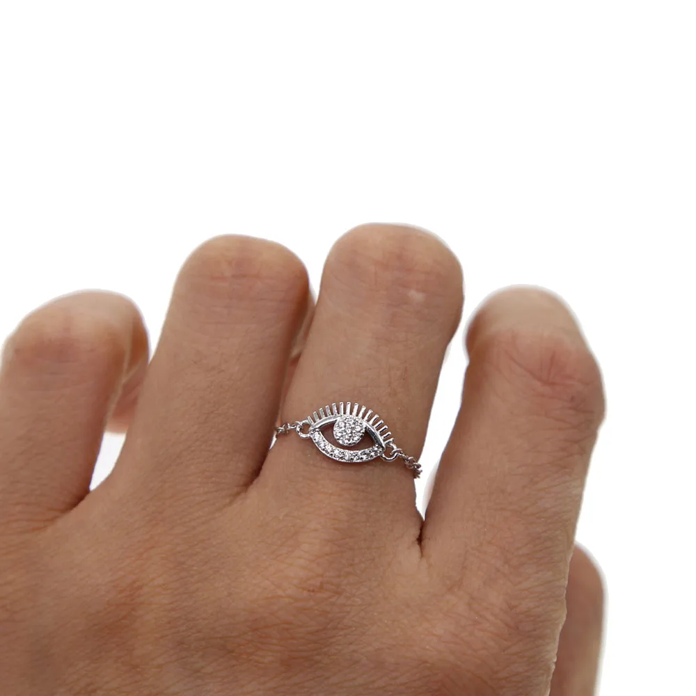 Boheme Ring i sølv farve fabrik, engros drop shipping eyelash charme indstillede Midi-Skank kvindelige pige gave smykker 1