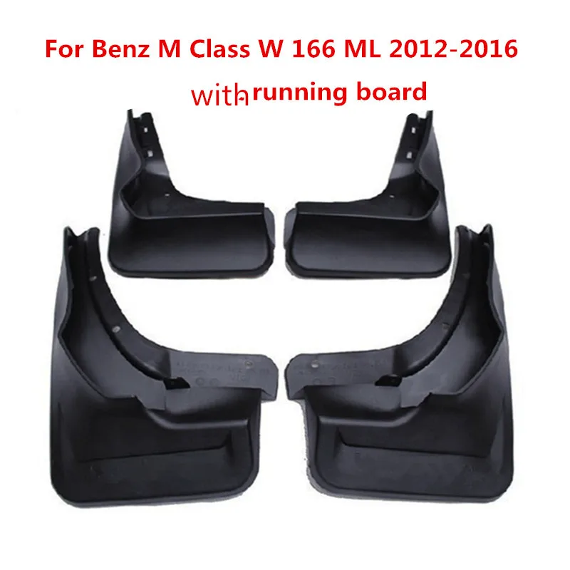 4stk bil Mudder, Klapper, skærme Benz M-Klasse W166 ML W/Running Board 2012 2013 2016 ML320 ML350 ML400 Splash Vagter 1