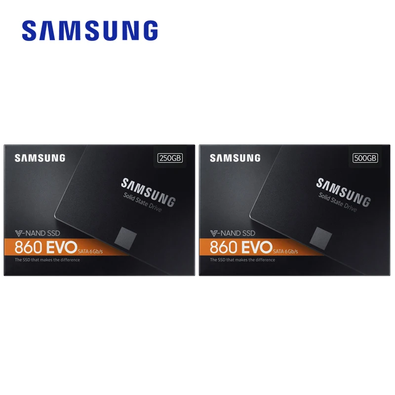Samsung 860 EVO SSD 250 GB 500GB-1TB Interne ssd-Disk HDD Harddisk SATA3 2,5 tommer Laptop, Desktop-PC Disk HD SSD 1