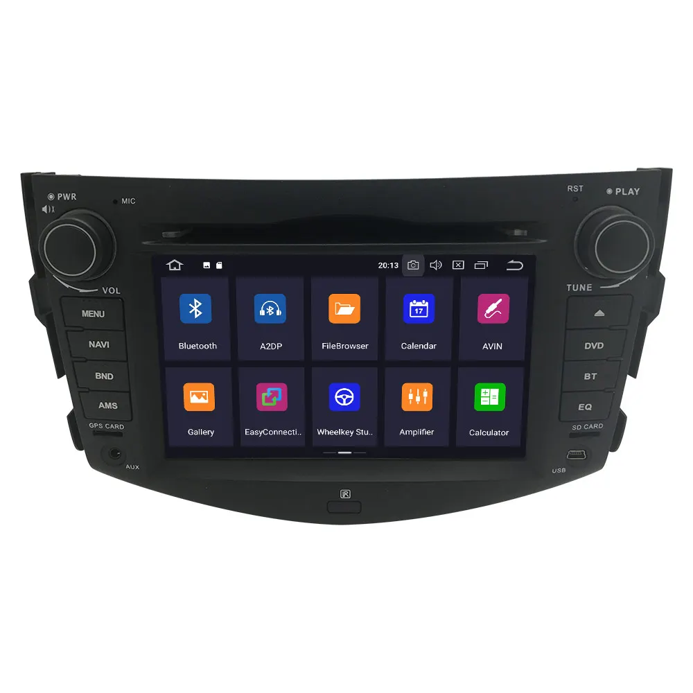 DSP 4+64G Android 10.0 Bil DVD-Afspiller GPS, WIFI, Bluetooth TPMS carplay RDS Radio For Toyota RAV4 RAV 4 2006 -2012 gps-navigation 1