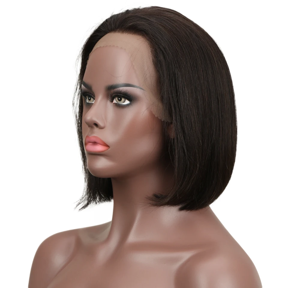 Remy Forte Lace Front Wig Bob Parykker For Sorte Kvinder 13x4 Menneskelige Hår Blonder Foran Parykker Kort Lige Brasilianske Lace Parykker Til Kvinder 1