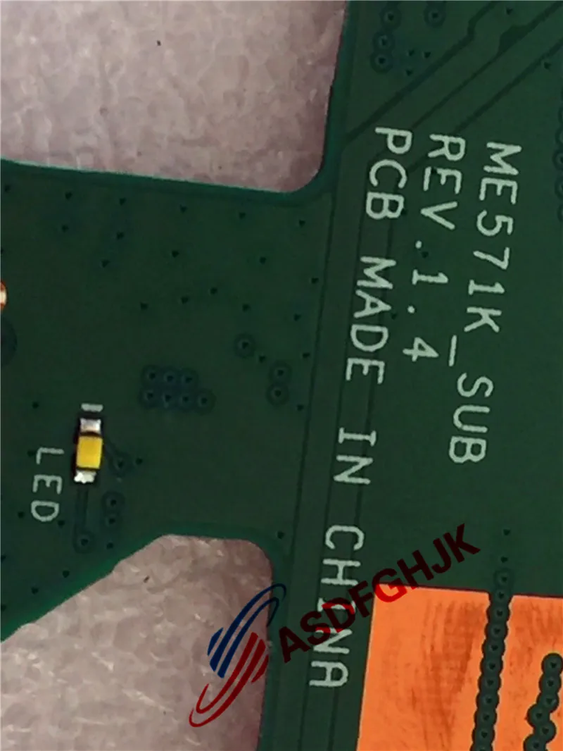 Original TIL ASUS FOR Nexus 7 ME571K USB oplader touch control board ME571K_SUB 14010-00330800 OK fuldt ud testet 1
