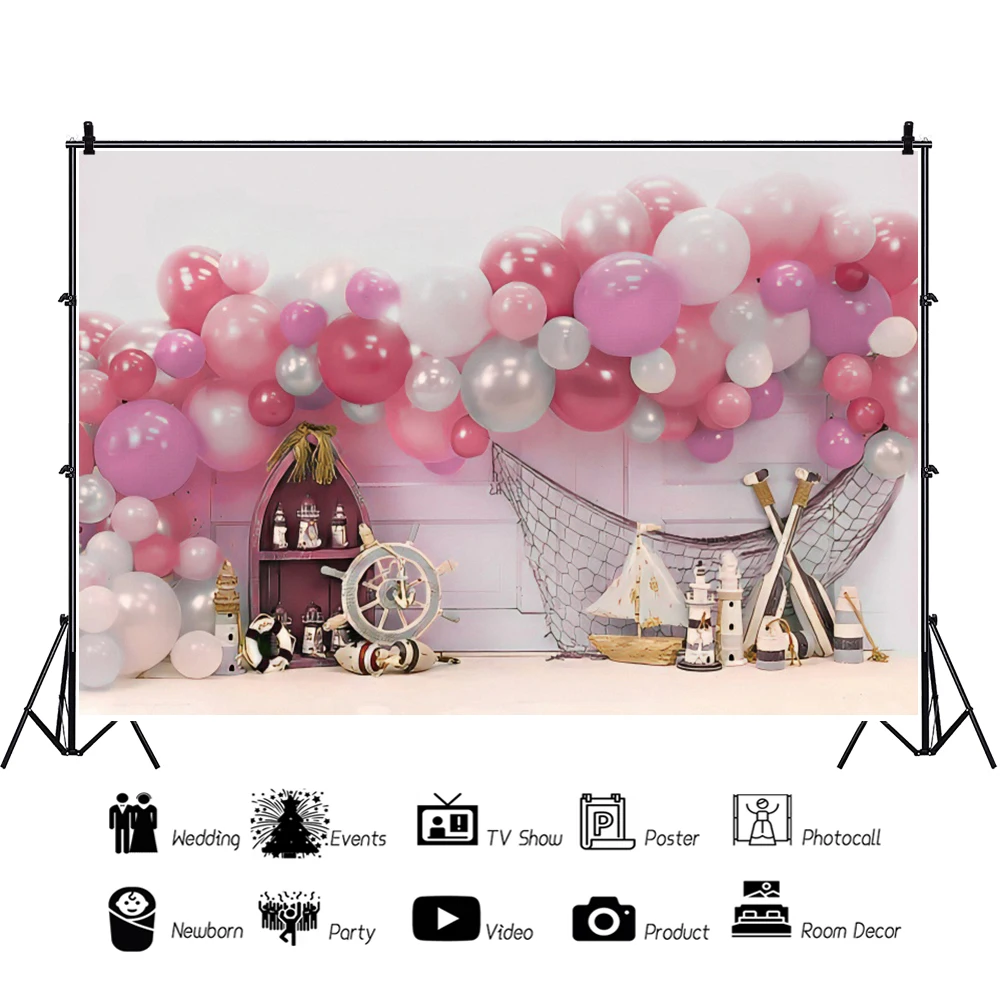 Yeele Unicorn Balloner Trojan yrelsen 2nd Fødselsdag Baby Fotografering Baggrunde Tilpasset Fotografiske Kulisser til Foto-Studio 1