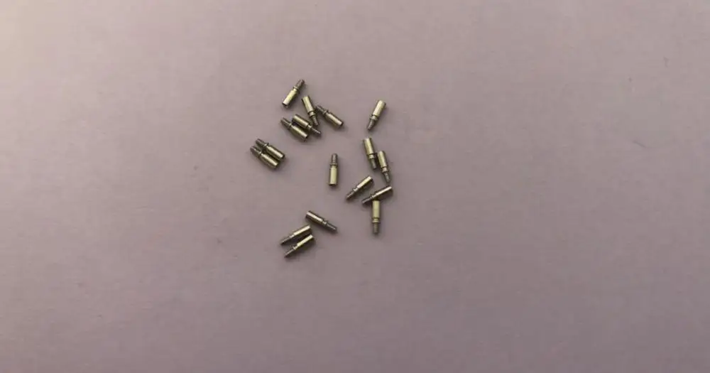 10stk Rustfrit Stål Crown Del Kort Adapter til 0,9 mm Se Snoet Stilk 1