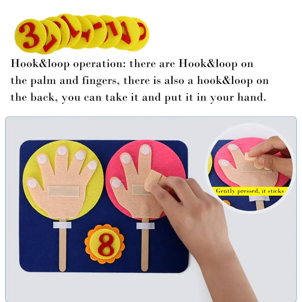 Børnehaven Matematik Pædagogisk Legetøj Finger Tal Sæt Barn Undervisning Toy Pædagogisk Innovation Toy 1