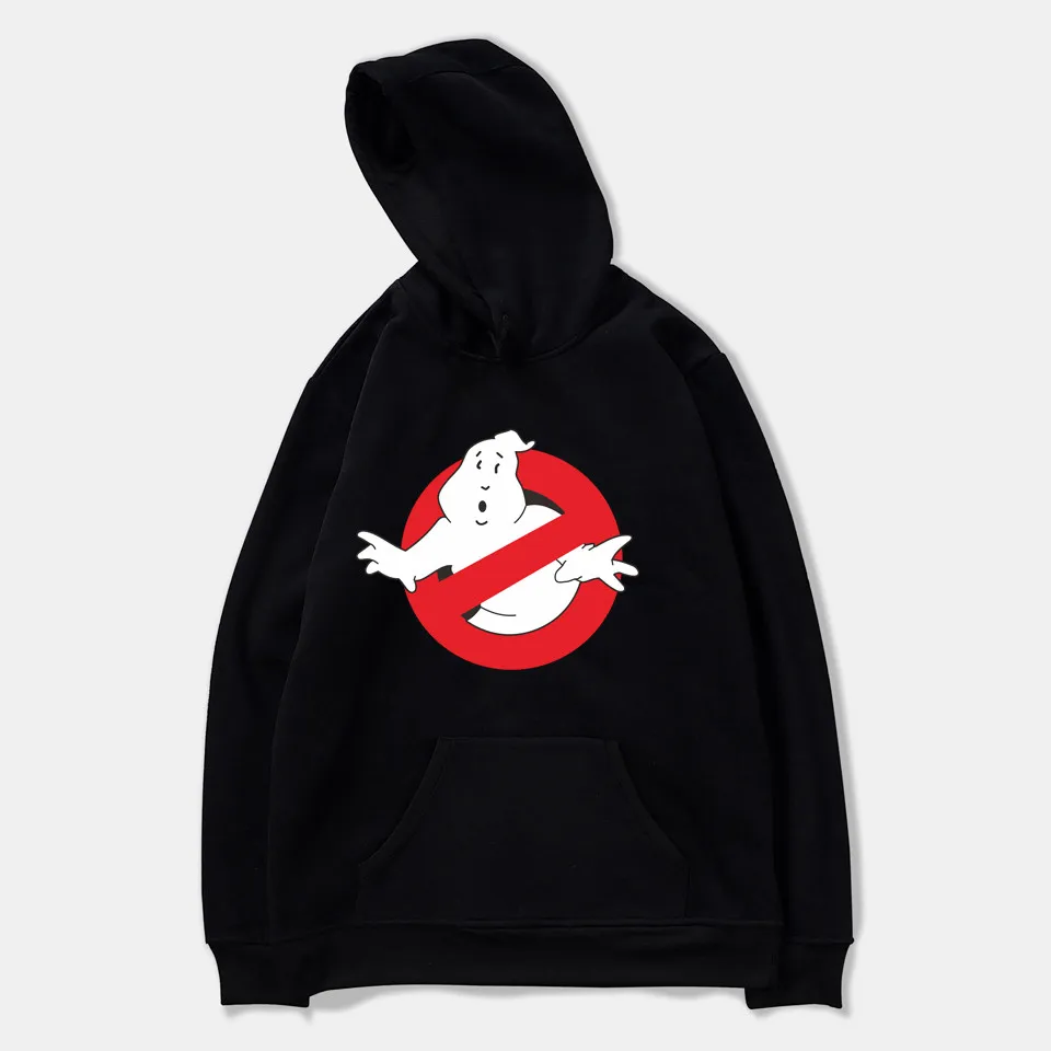 Hot Salg Ghostbusters Hoodie, Mænd/Kvinder, Mode, Casual Løs Sort Sweatshirt Print Ghost busters, Hip Hop Streetwear Hættetrøje 1
