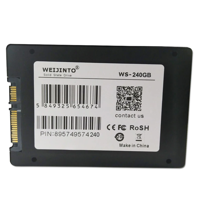 SSD SATA3 2,5 tommer 240GB harddisk Disk & Drive 2.5 