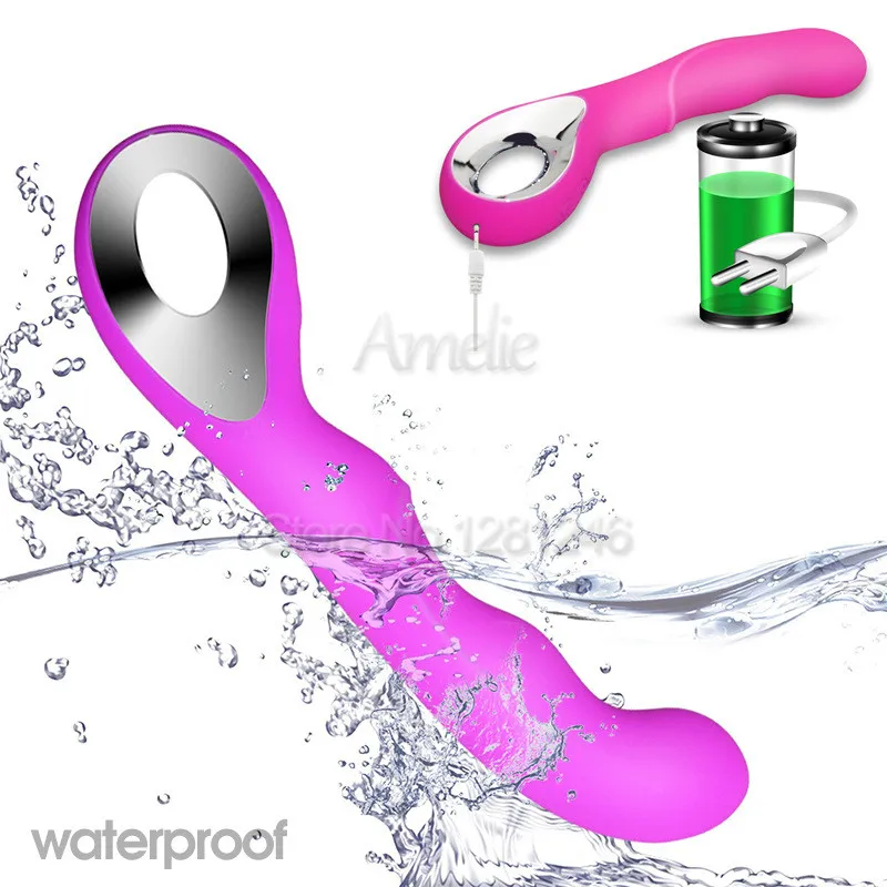 USB-Genopladeligt G-Spot Vibrator-AV-Stang Magic Wand Kvindelige Onani Klitoris Vibrator Dildo Body Massager Erotisk sexlegetøj til Kvinde 1