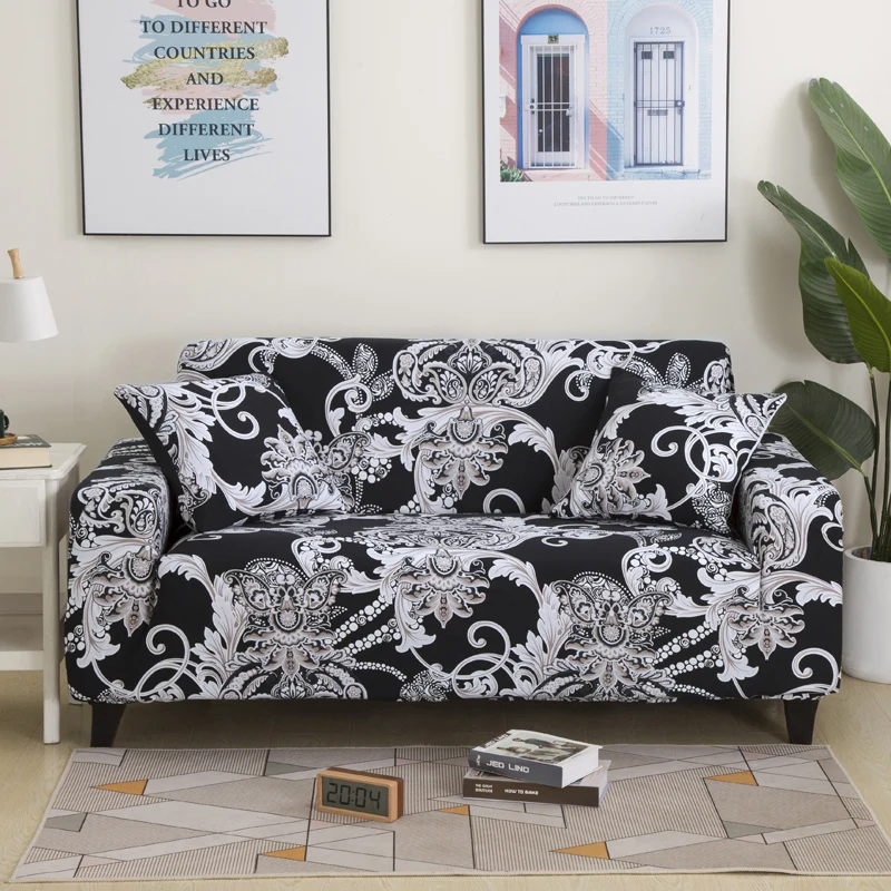 Nyeste blød, komfortabel sofa overtræk til sofaen dække elastisk sofa slipcovers 1/2/3/4 plads hjørnesofa dække 1