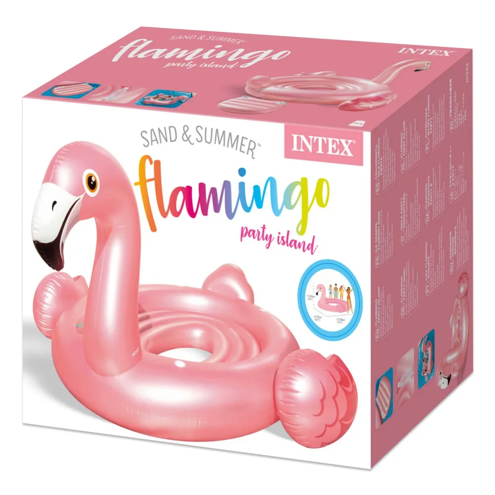 Giant Flamingo til 4 personer INTEX 1