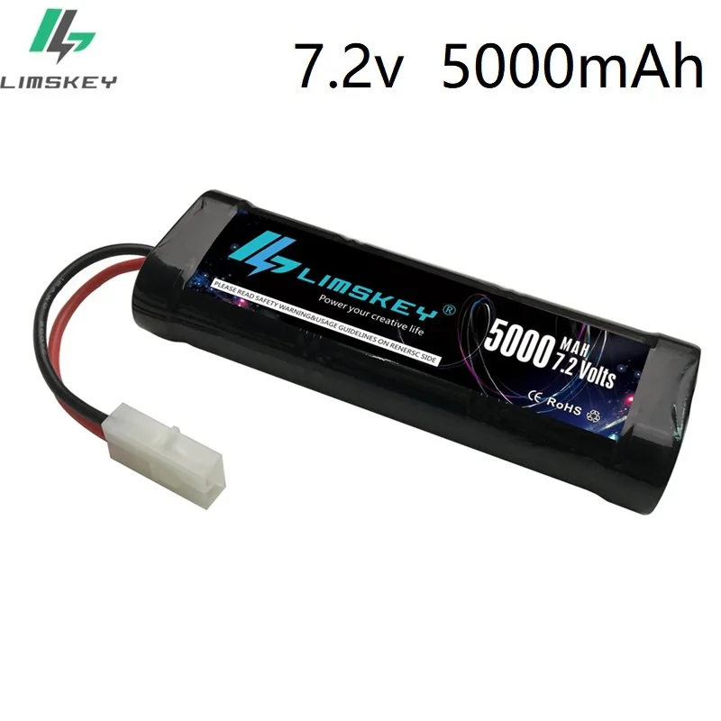 7.2 V Genopladeligt Batteri 7,2 v 3500mAh 500mAhNi-MH 7,2 v USB Oplader med Tamiya-Stik Kep-2p Stik til RC Racing Biler, Både, 1