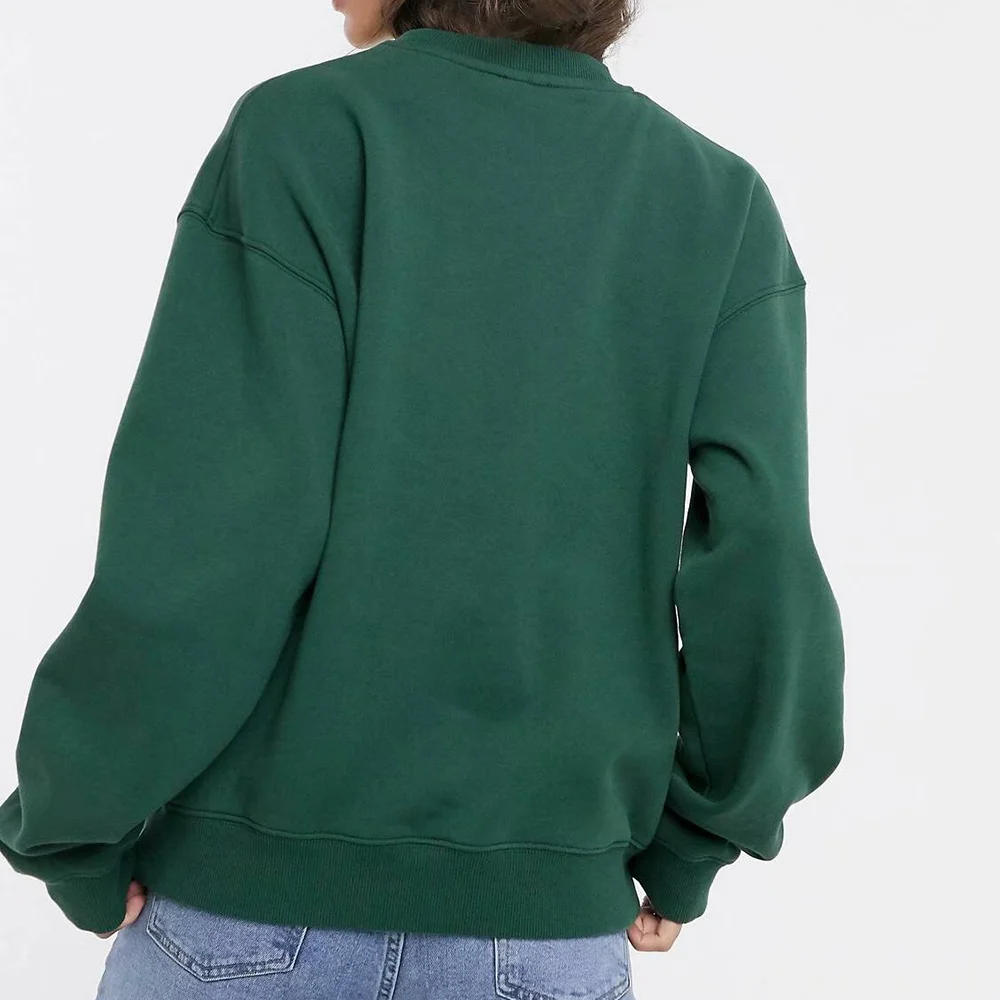 Falder 2020 Harajuku Print Kvinder Sweatshirt Cropped Top Sød langærmet crewneck Oversize Trøjer Vinter koreanske Hoodie Tøj 1