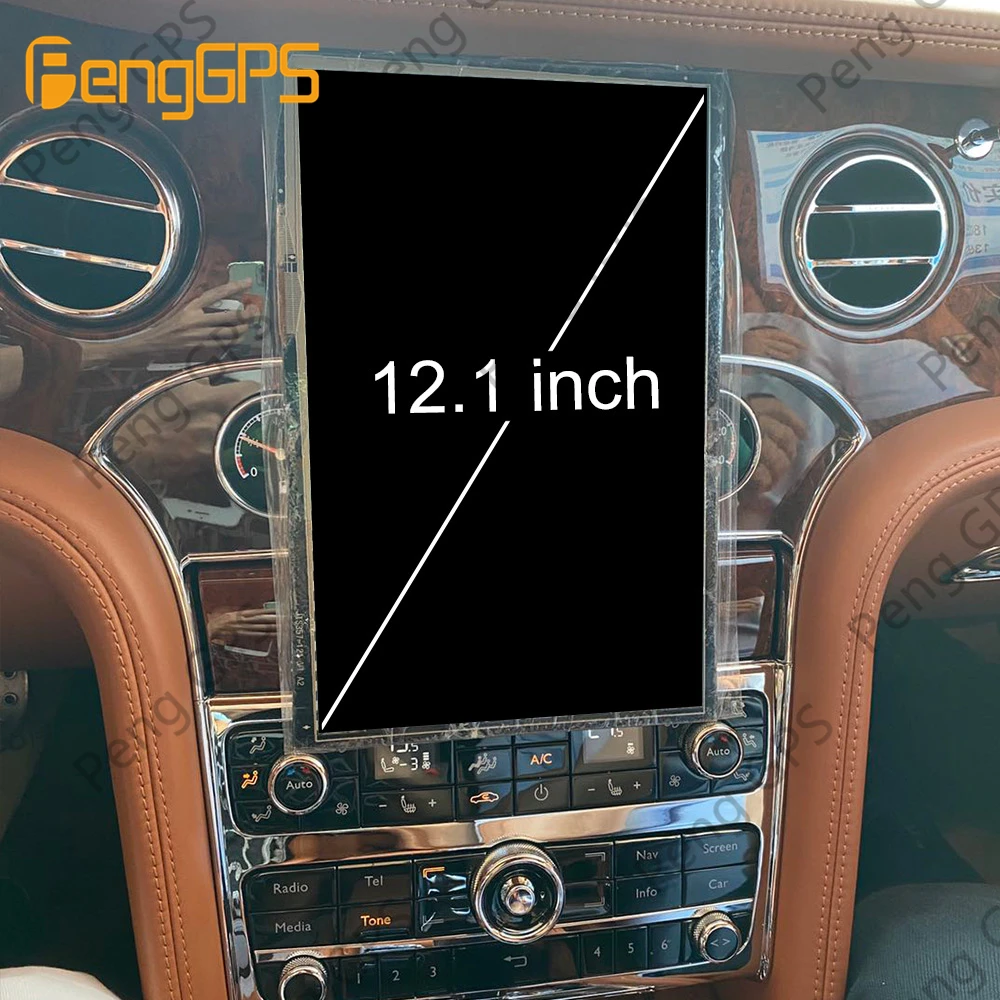 For Bentley Mulsanne Android Radio Multimedie DVD-Afspiller 4G+64G GPS Navigation, Bil Stereo 12,1 Tommer Touchscreen 1