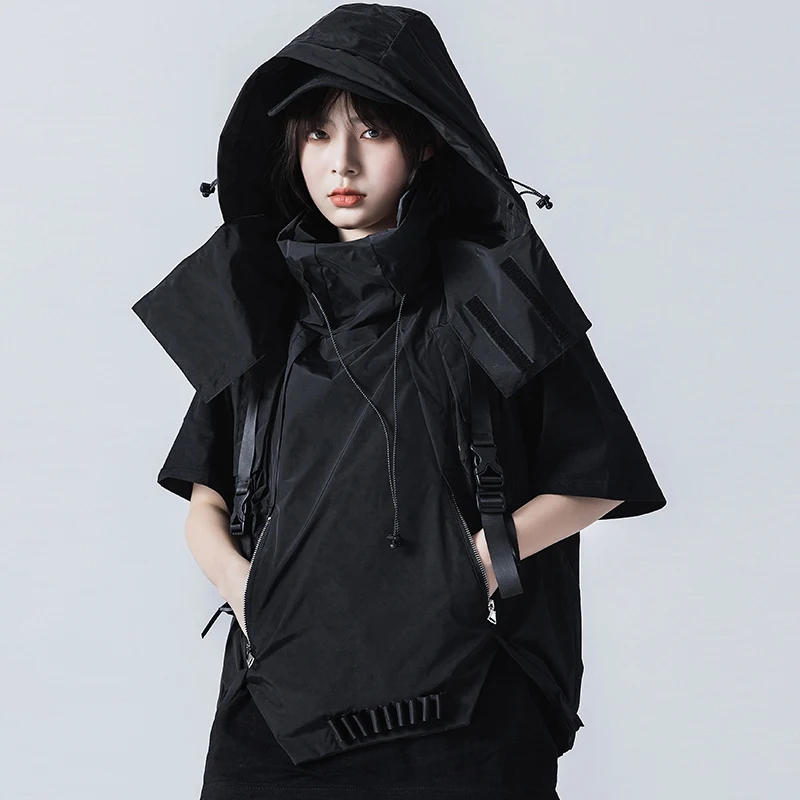 Michalkova trending produkter 2020 taktisk værktøj vest streetwear mænd tøj, sort jakke, hættetrøjer løs og behagelig 1