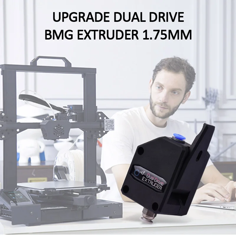 3D-Printer Dele Opgraderet Dual Drive BMG Ekstruder med Høj Ydeevne, der er Kompatible med Creality CR10/Ender 3 Pro Anet ET4/ET5/E16 1