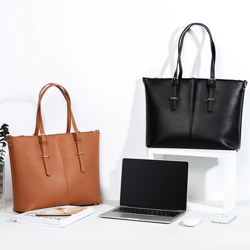 LOVEVOOK kvinder skuldertaske med stor kapacitet Laptop taske til damer Kontor messenger taske kvindelige Tote taske til arbejde/skole minimalistiske 1