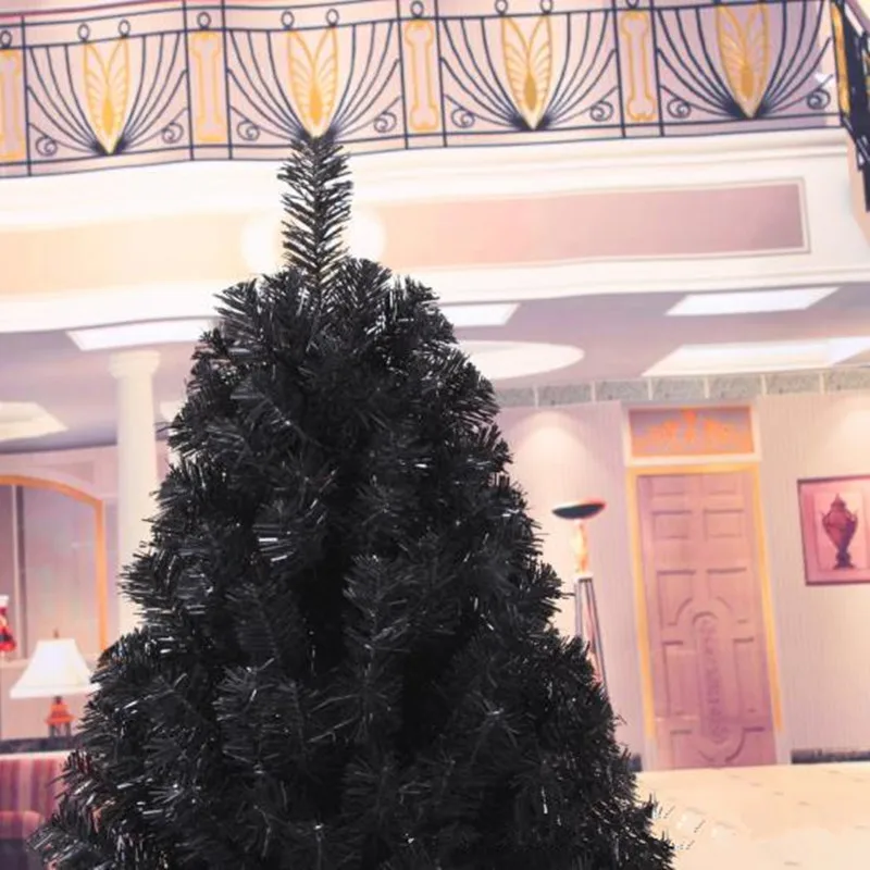 0,6 m / 60cm sort juletræ nytår gaver Jul home office desktop-dekorationer 1