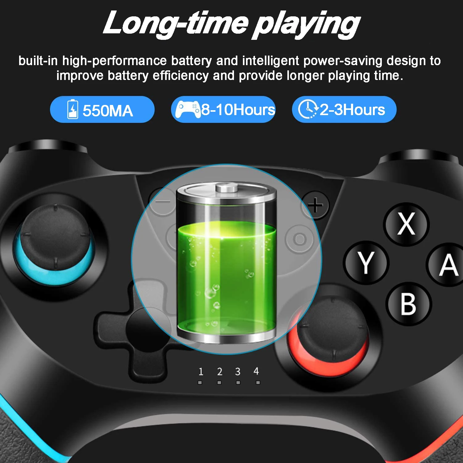 [2020 Opgraderet Version] Bluetooth-Pro Gamepad For N-Switch NS-Skifte NS Skifte Konsol Wireless Gamepad USB-Joystick Controller 1
