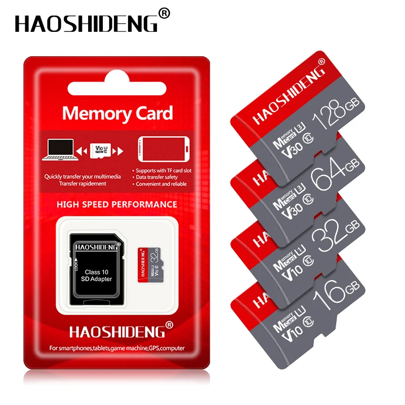 Reelle kapacitet micro sd-hukommelseskort 8 GB 16 GB 32 GB højhastigheds-64GB class 10 micro sd-TF kort-kort til Telefon/Tablet pc 1