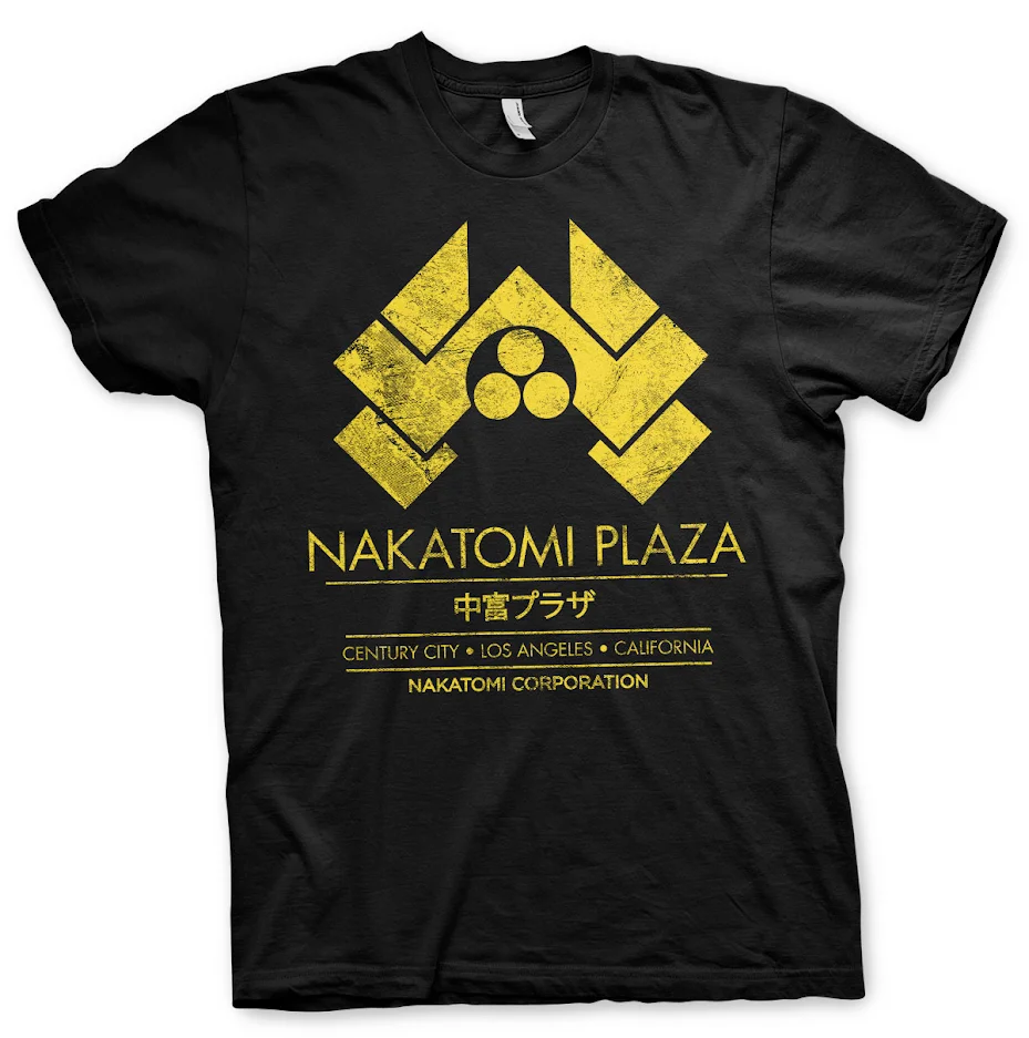 Nakatomi Plaza Inspireret Af Die Hard Trykte T-Shirt Unisex Bomuld S-3Xl 1