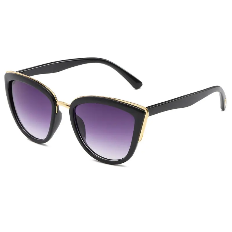 Mode-Cat Eye Solbriller Brand Design Vintage Kvinder Cateye solbriller Retro Kvindelige Shades Brillerne, Oculos de sol Gafas 1