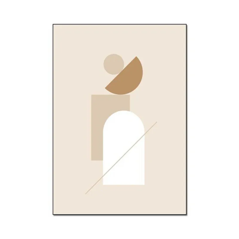 Skandinavisk Minimalistisk Ins Tæppe Morandi Geometriske Abstrakte Stue, Soveværelse, Tæppe, Køkken, Badeværelse Gulvmåtte Bed Tæppe 1