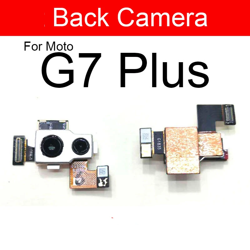 Bageste Kamera Til Motorola Moto G7 Spille Plus Power Front Vender Kamera Modul Flex-Bånd Kabel Udskiftning Af Reservedele 1