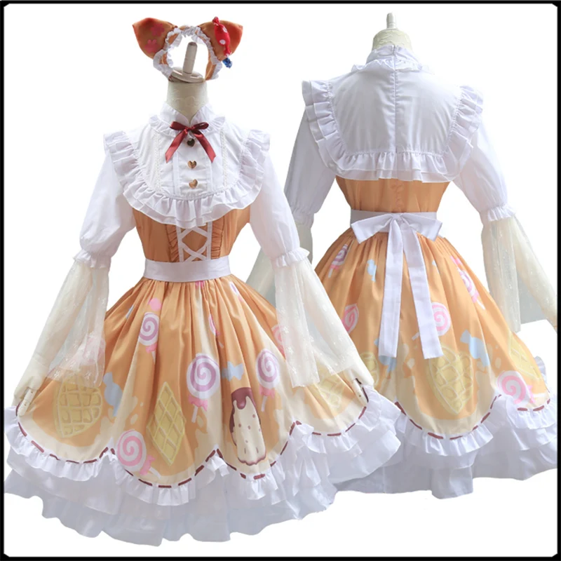 Spillet Identitet V Cosplay Kostume MechanicTracy Reznik Cosplay Kostume Candy Girl Sweetie Lolita Part Overlevende Kjole Uniformer 1