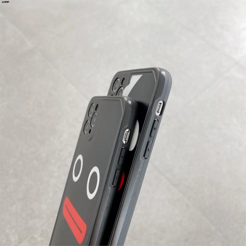 Tegnefilm tegnefilm sjovt udtryk Phone Case for iPhone-11 Pro XS Max Cover Blød Silikone Cases til iPhone X XR 8 7 6Coque Dække 1