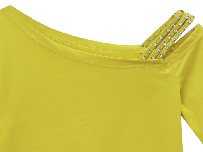 Sommer Fashion koreansk Tøj, T-shirt-Sexet Uregelmæssighed Hule Ud Diamanter Kvinder Toppe Ropa Mujer Kort Ærme t-Shirts 2020 T03502 1