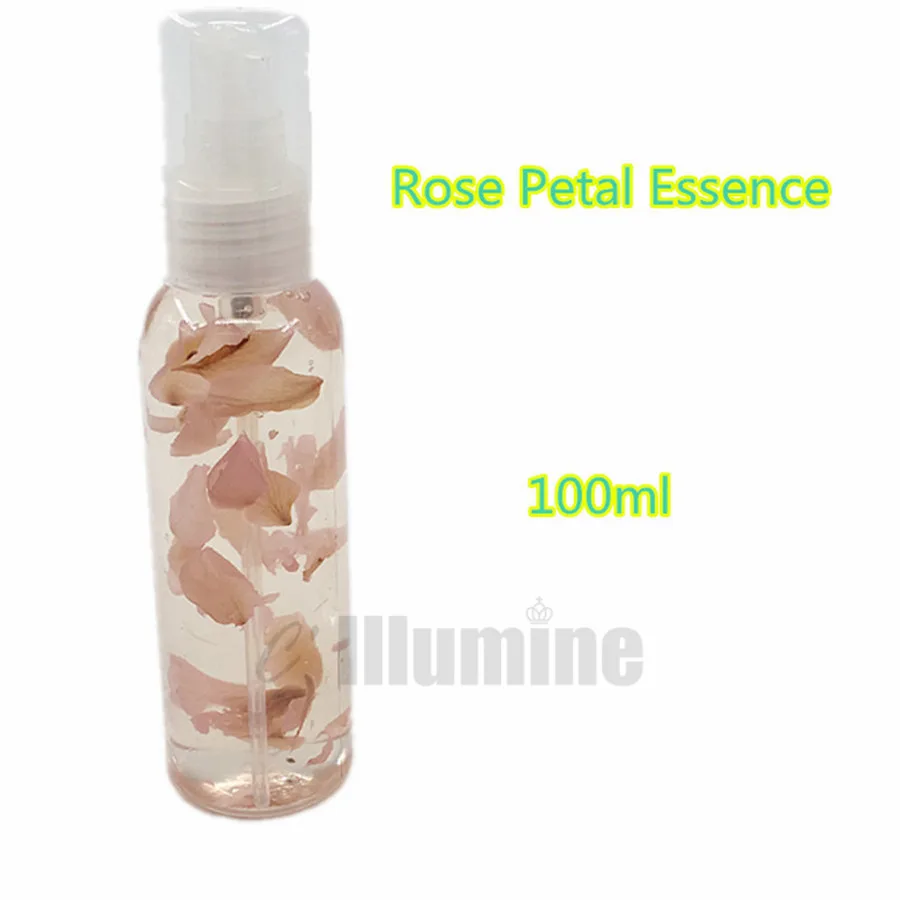 Rose Petal Essence Vand Blødgøring Toner Fugtgivende Påfyldning af Vand Raffinering Porer, Kontrollere Olie-100 ml 1