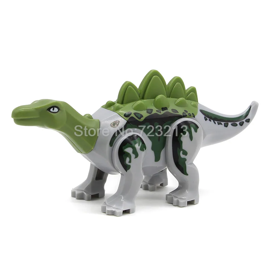8stk/masse Jurrassic Verden Jurassic Dinosaur Figur Set Kids Animal byggesten Indstiller Model Legetøj for Børn 1