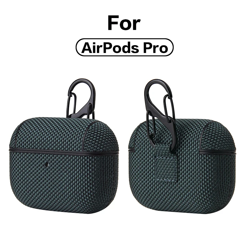 Vævning Nylon stofbetræk Tilfældet For apple Airpods Pro Tilfælde mærkat Bluetooth Tilfælde for airpods 3 PC-Hovedtelefon Tilbehør hud 1