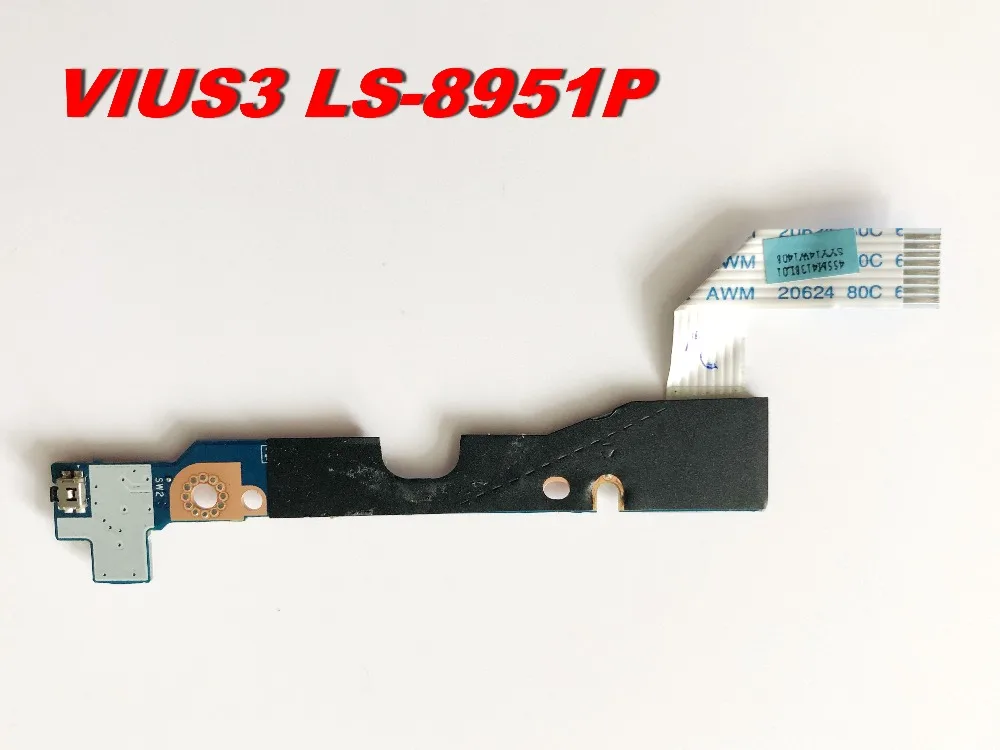 Den oprindelige Lenovo S300, S400 S405 S415 S410 Power-knappen for at skifte bord VIUS3 LS-8951P Gratis fragt 1