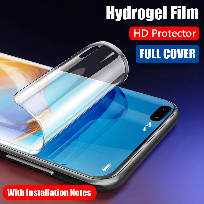 Hydrogel film for p 40 huawei p40 pro kamera glas p 40 pro skærm protektor p 40 lite huawei p40 lite e hidrogel huawei-p40pro 1