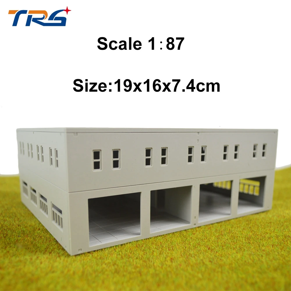 1/87-144 model fabrik HO arkitektoniske skala model af toget layout 1