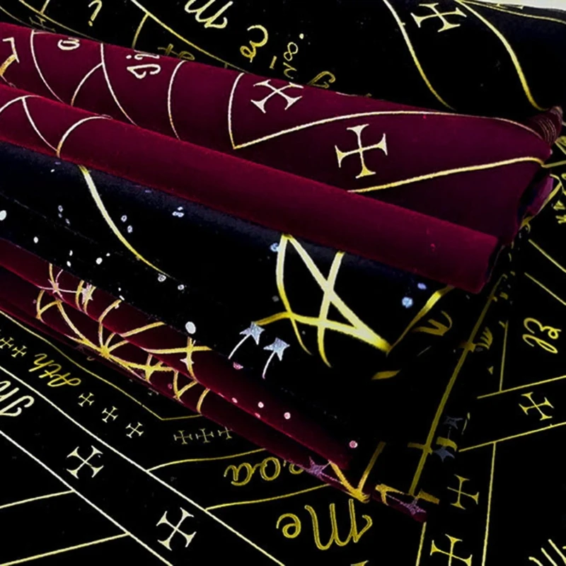 Tarot-Kort Dug Sigils af Elohim Mystiske Divination Alteret Velour stof Drop Shipping 1