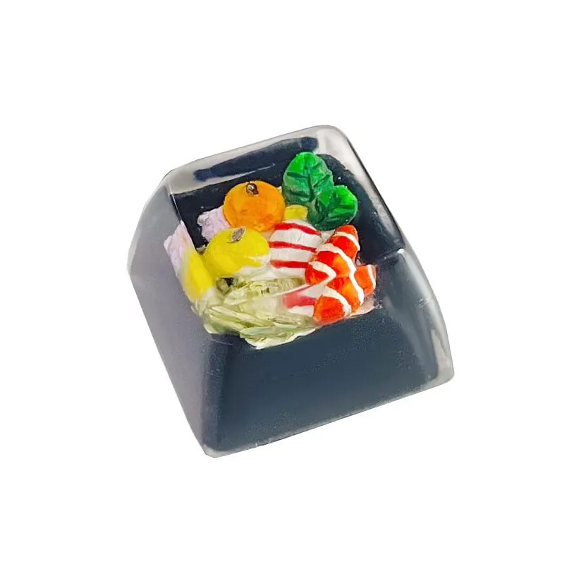 - Tasten Caps Dækker Nøgler, Sushi oprindelige personlighed harpiks keycap gennemsigtig hjemmelavet mekanisk tastatur 1