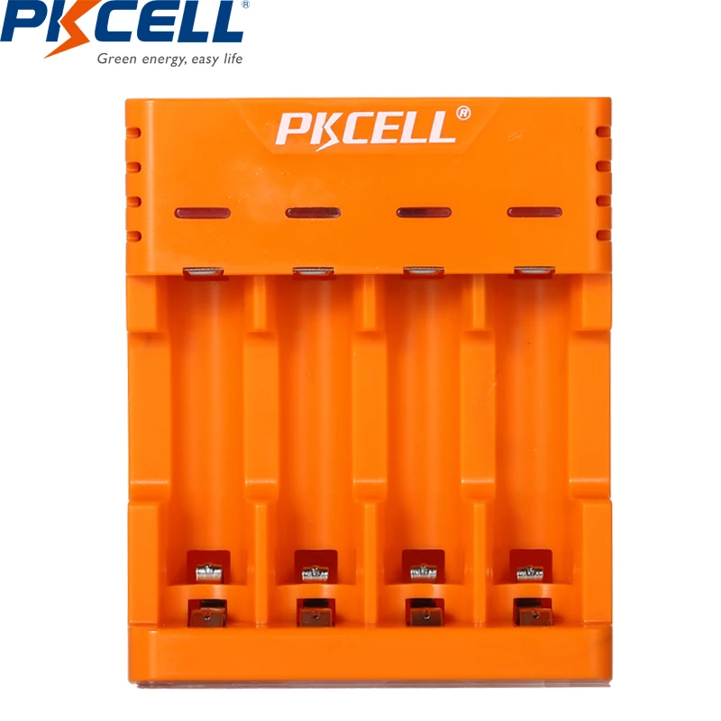 1STK PKCELL4 slots smart USB Batteri Oplader til AA, AAA, NIMH/NICD Genopladelige Batteri med LED-indikator intelligent oplader 1