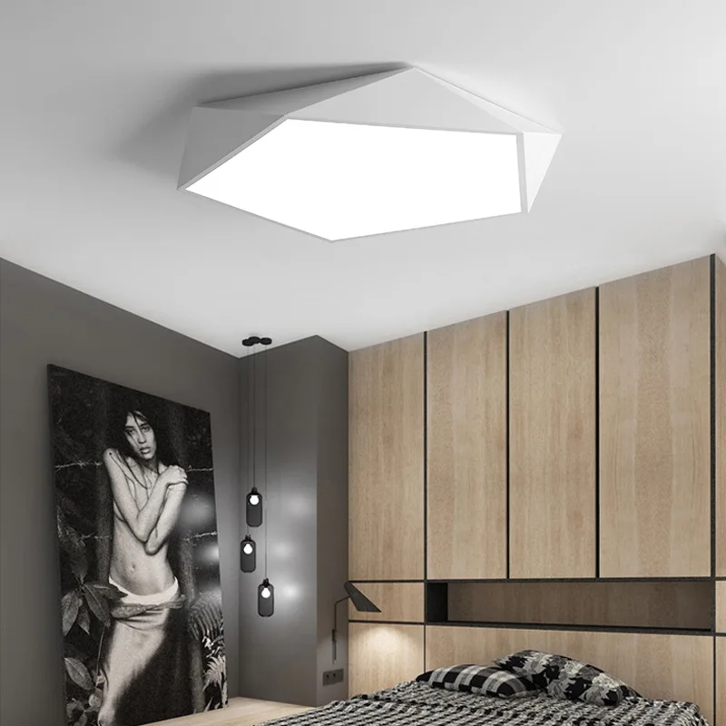 Kreative Geometriske Kunst Led-Belysning Loft Lampe til stuen Lampe Undersøgelse Korridor Balkon Loft Belysning 1