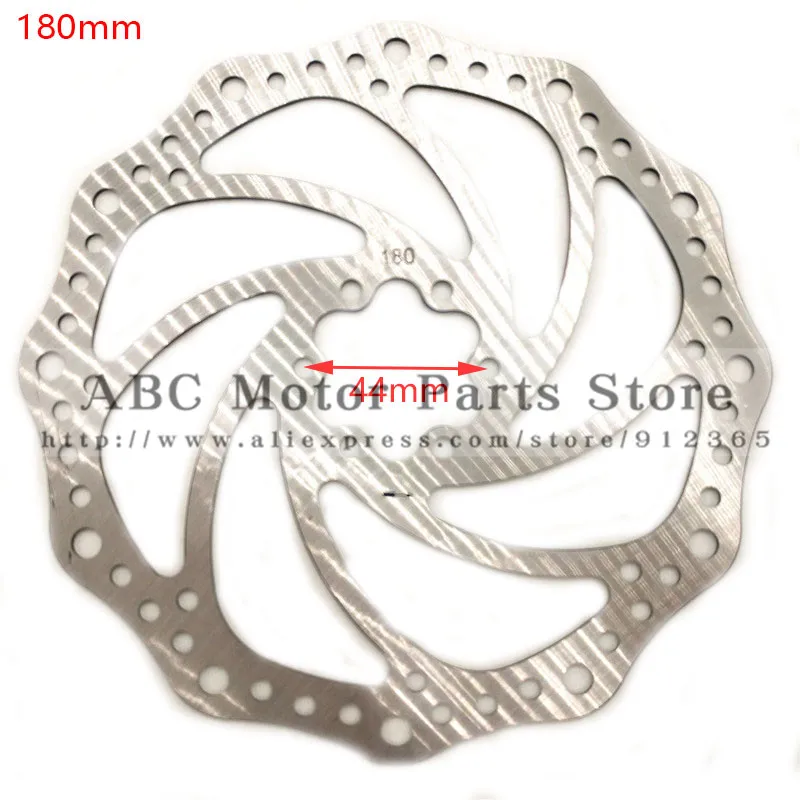 203mm/180mm/160mm/140mm/120mm 6 Inches Rustfrit Stål Rotor Disk For El-Scooter Mountain Road Cruiser Cykel dele til Cykler 1