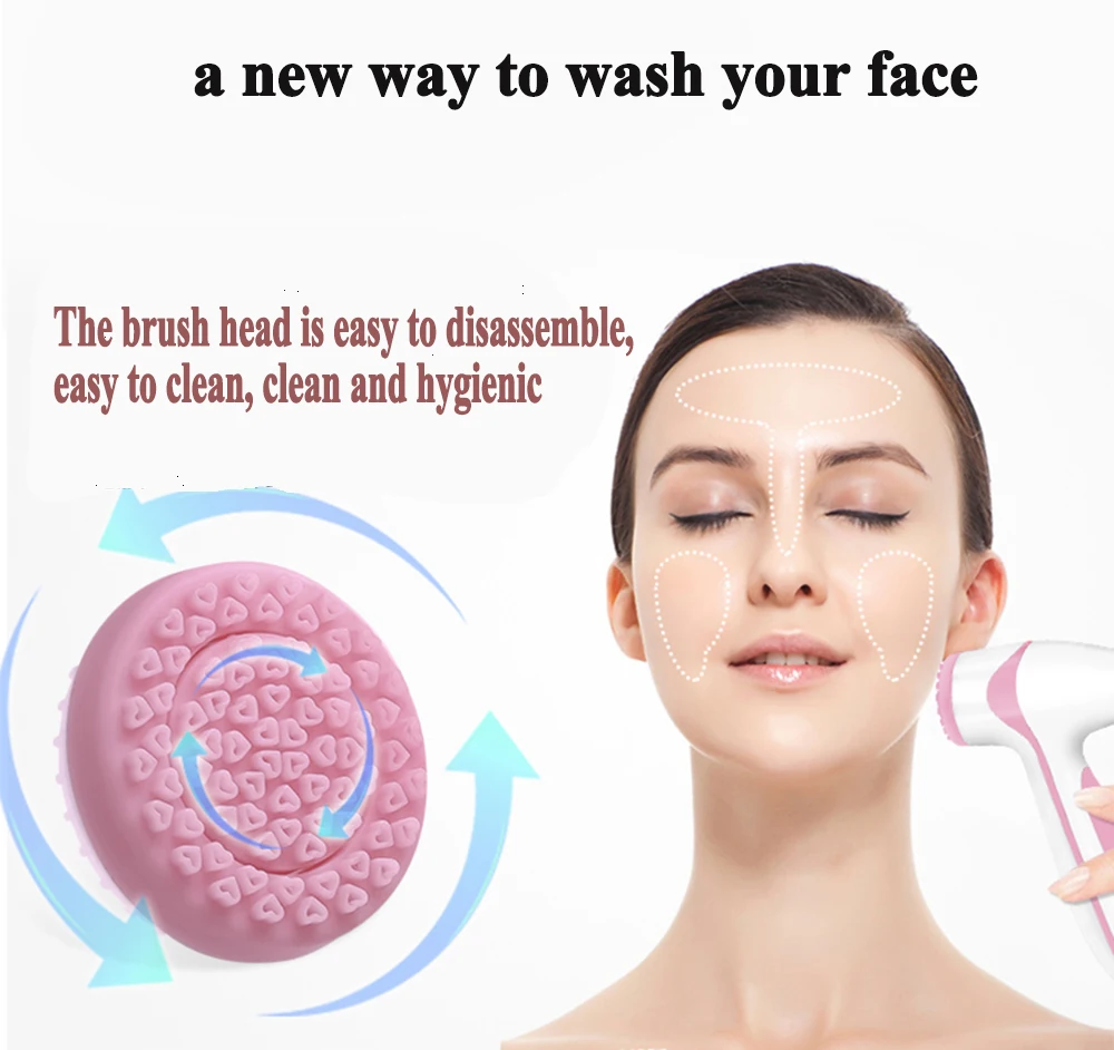 Dropshipping Link For Vip El-Facial Cleansing Børste Sonic Pore Renere Nu skin Galvanic Spa hudpleje Massageapparat Face lift 1