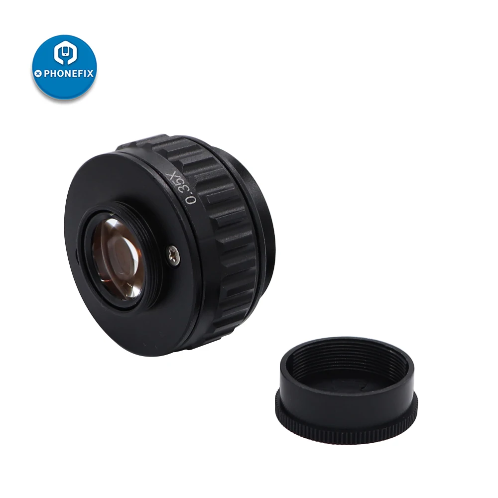 CTV 0.35 X/0,5 X C-Mount Linse Adapter Fokus indstilles Kameraet C-mount-Adapter for Nye Stil Trinokulartubus Stereo-Mikroskop Sæt 1