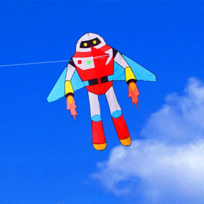 Gratis forsendelse dejlige robot bløde drageflyvning string power pro-line ripstop eagle windsurf carpe vind sok weifang kite fabrik 1