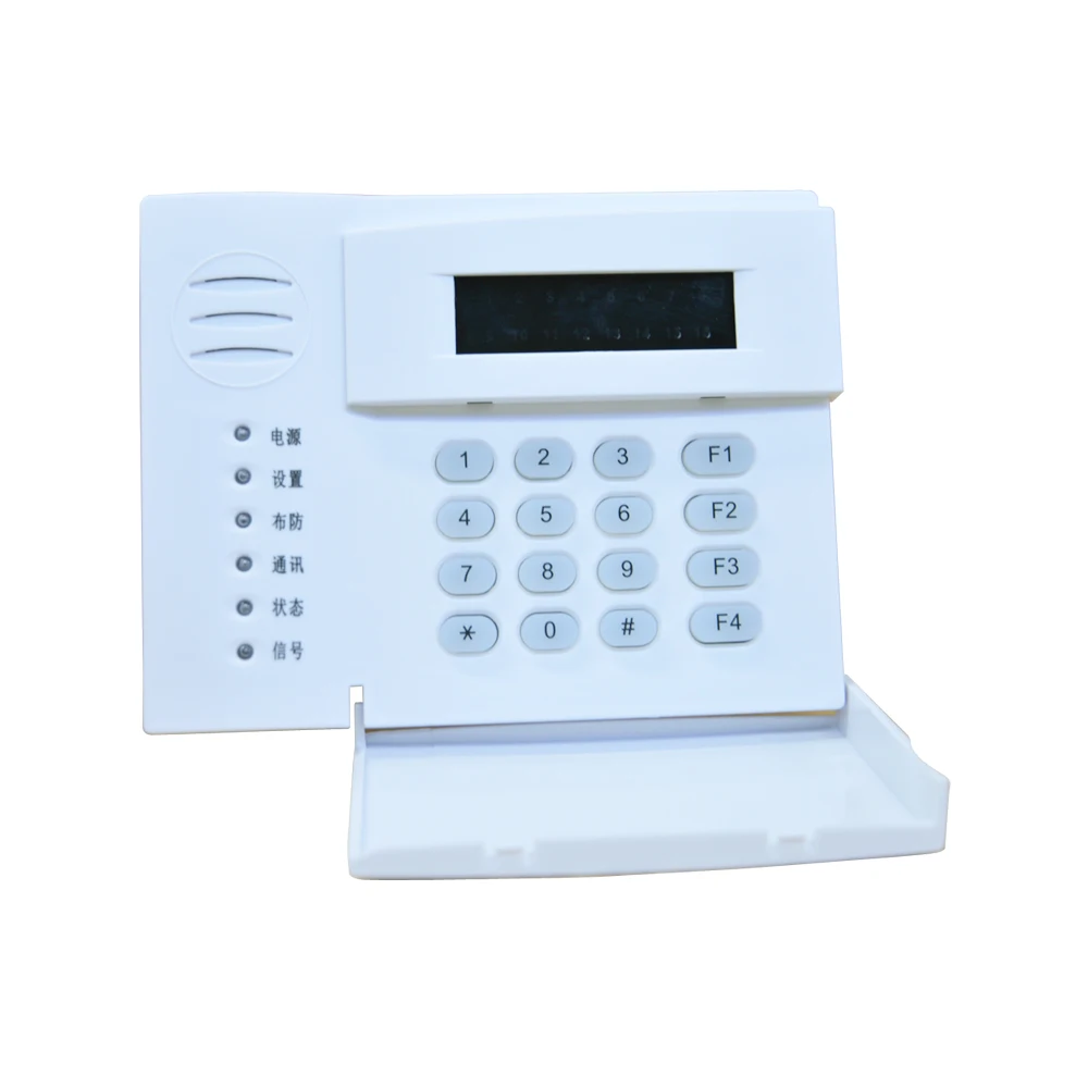 Hot salg industrielle hjem sikkerhed alarm system PSTN opkald 8/16 wire og 16 trådløse zoner PIR sensor røgalarm døren åben 1