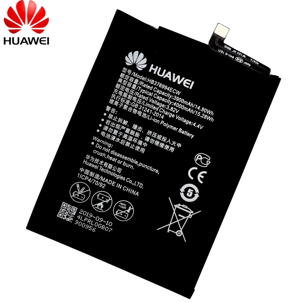 Oprindelige Huawei Batteri HB376994ECW til Huawei Honor V9 Ære 8 Pro DUK-AL20 DUK-TL30 4000mAh Batteri+Værktøjer 1