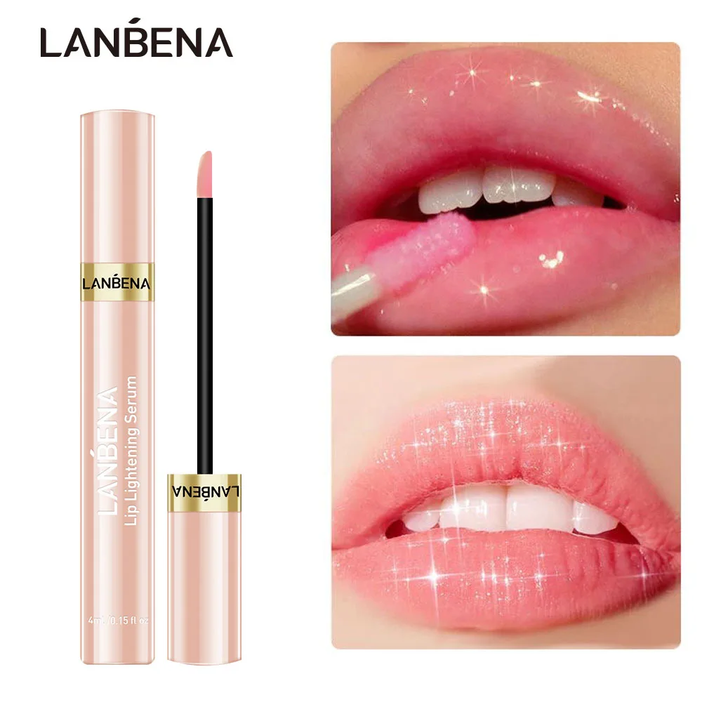 LANBENA Makeup, Læift, Lip Lightening Serum Lip Gloss Fugtgivende Fjerne Melanin Pink Læber Langvarig Kosmetik Plumper Værktøj 1
