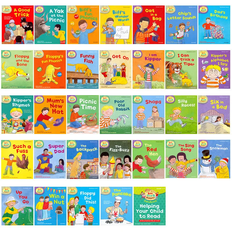 Tidlig Læring Oxford Læsning Træ 1-3 Primære 33 Bøger til Børn i engelsk Oprindelige Billede Book Oplysning Historiebog Læsning 1